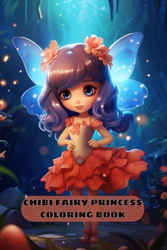 Chibi Fairy Princess Coloring Book Fun: Adorable Fairies Coloring Pages with Whimsical Little Fairytale Princesses Miniature Illustrations von Independently published